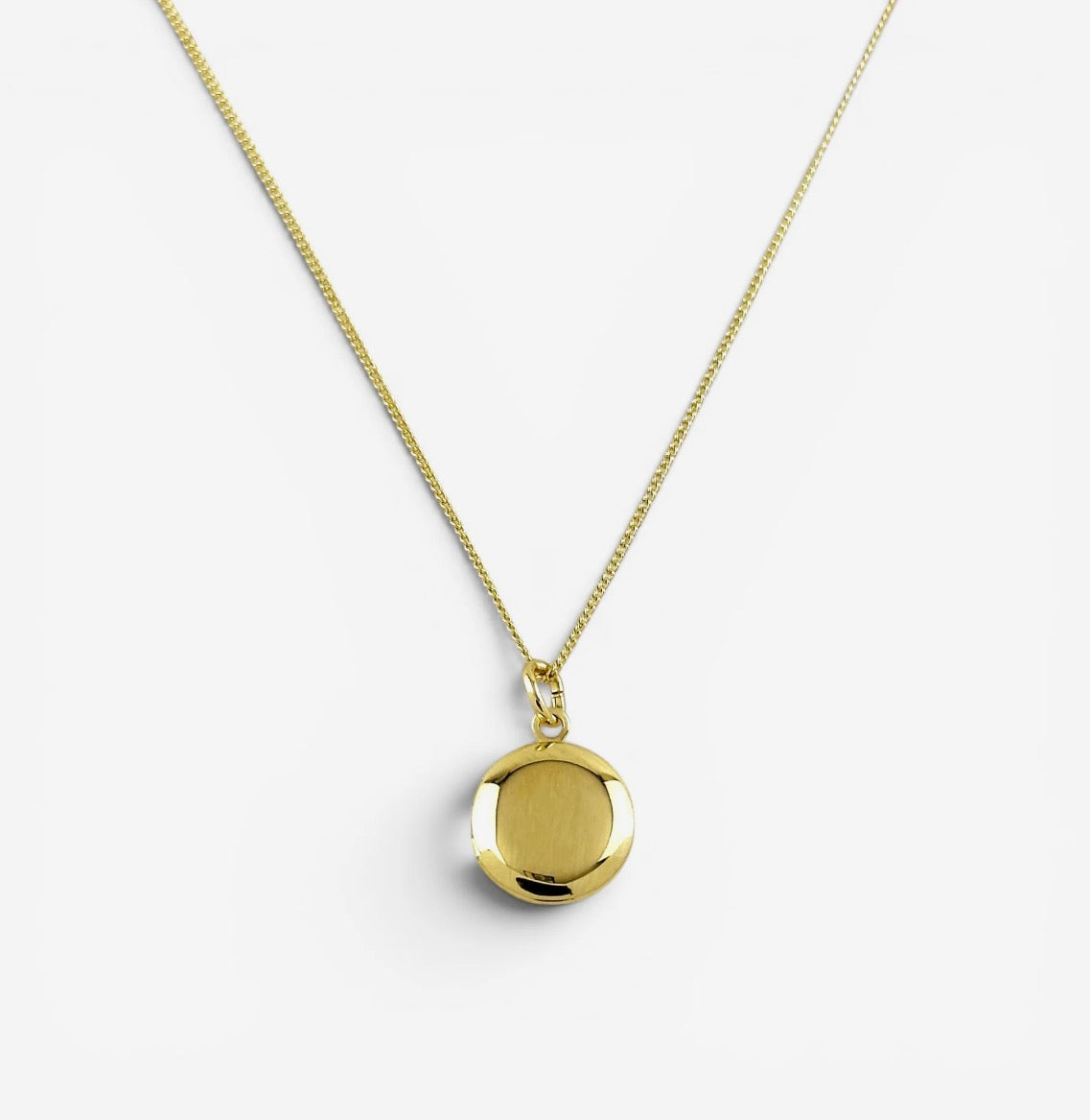 13mm Round Locket 18K Gold Filled
Necklace
