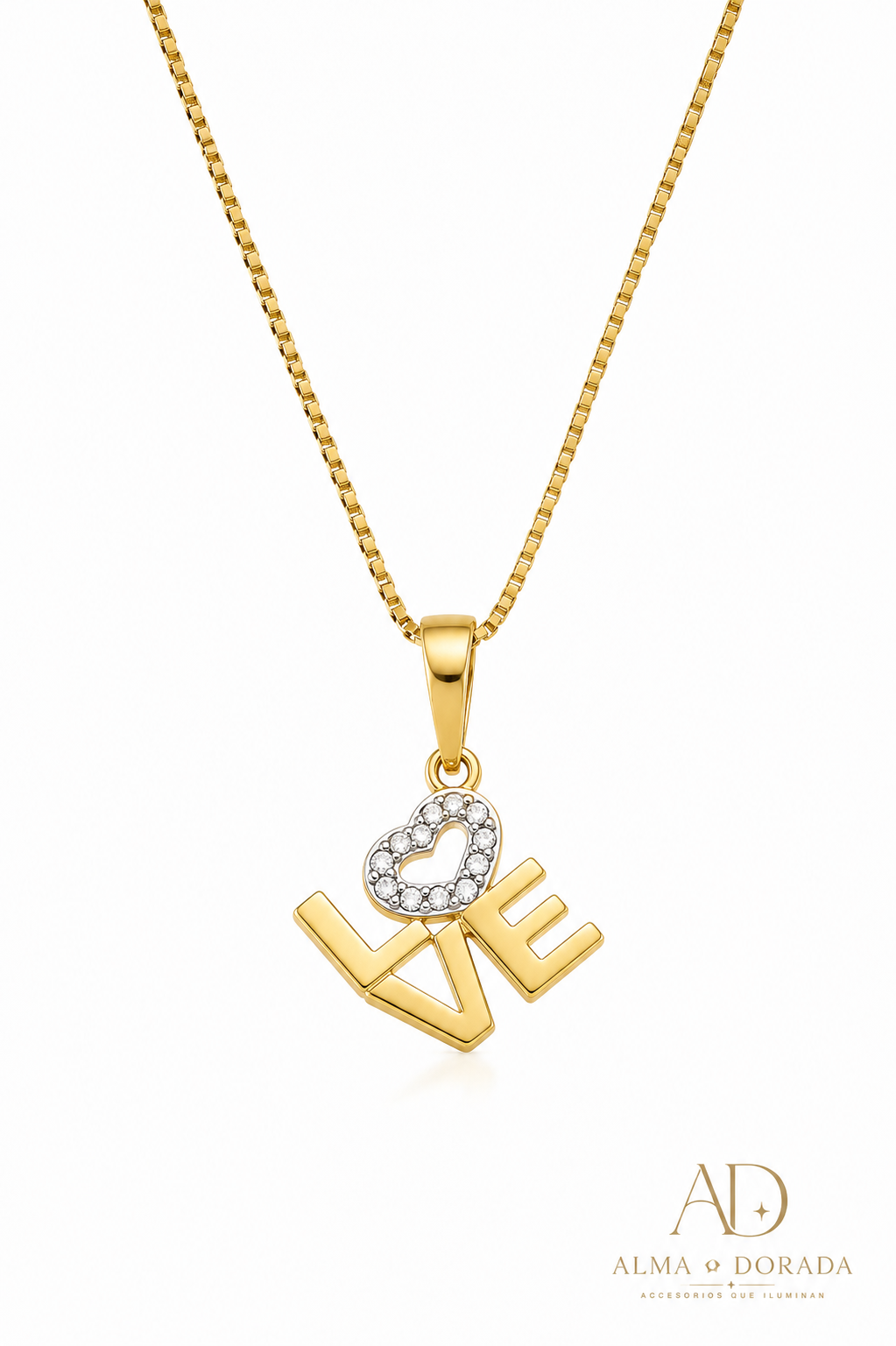 Love Letters Pendant 18K Gold Filled
Necklace