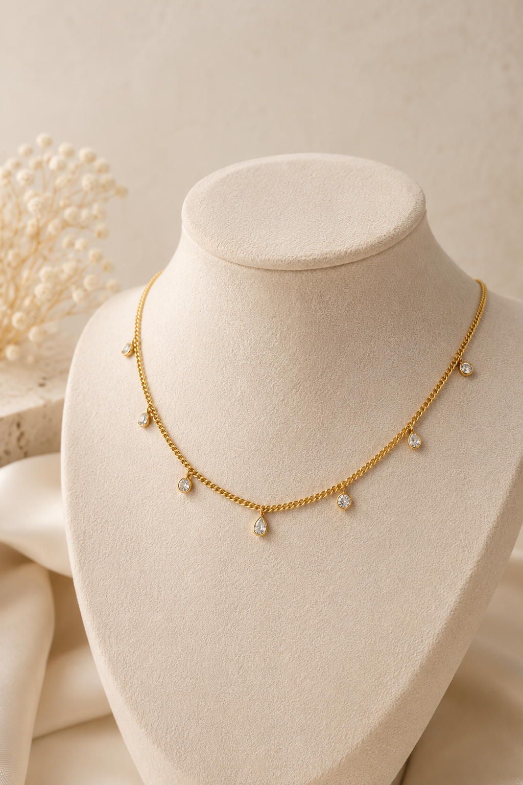 Choker Gotas de Luz Premium 18K